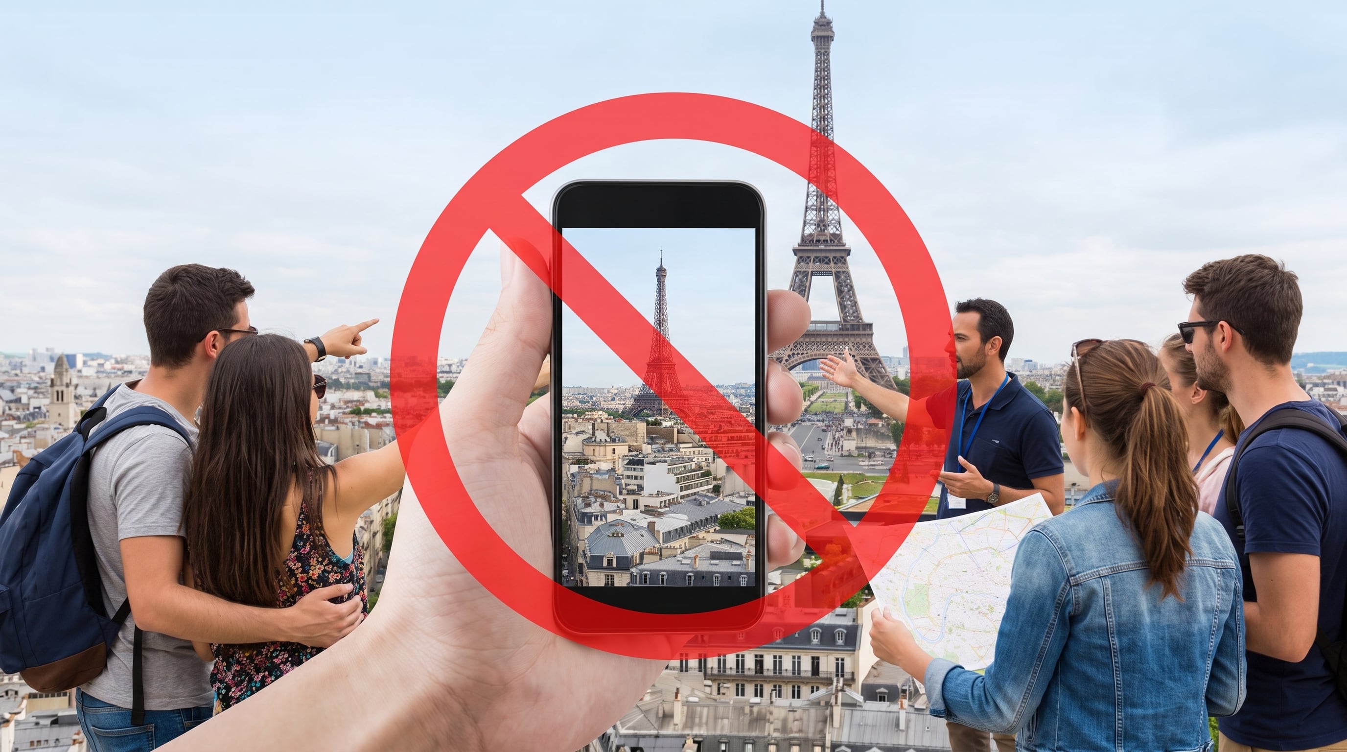 La prohibición del celular en tours organizados reordena la experiencia de viajar