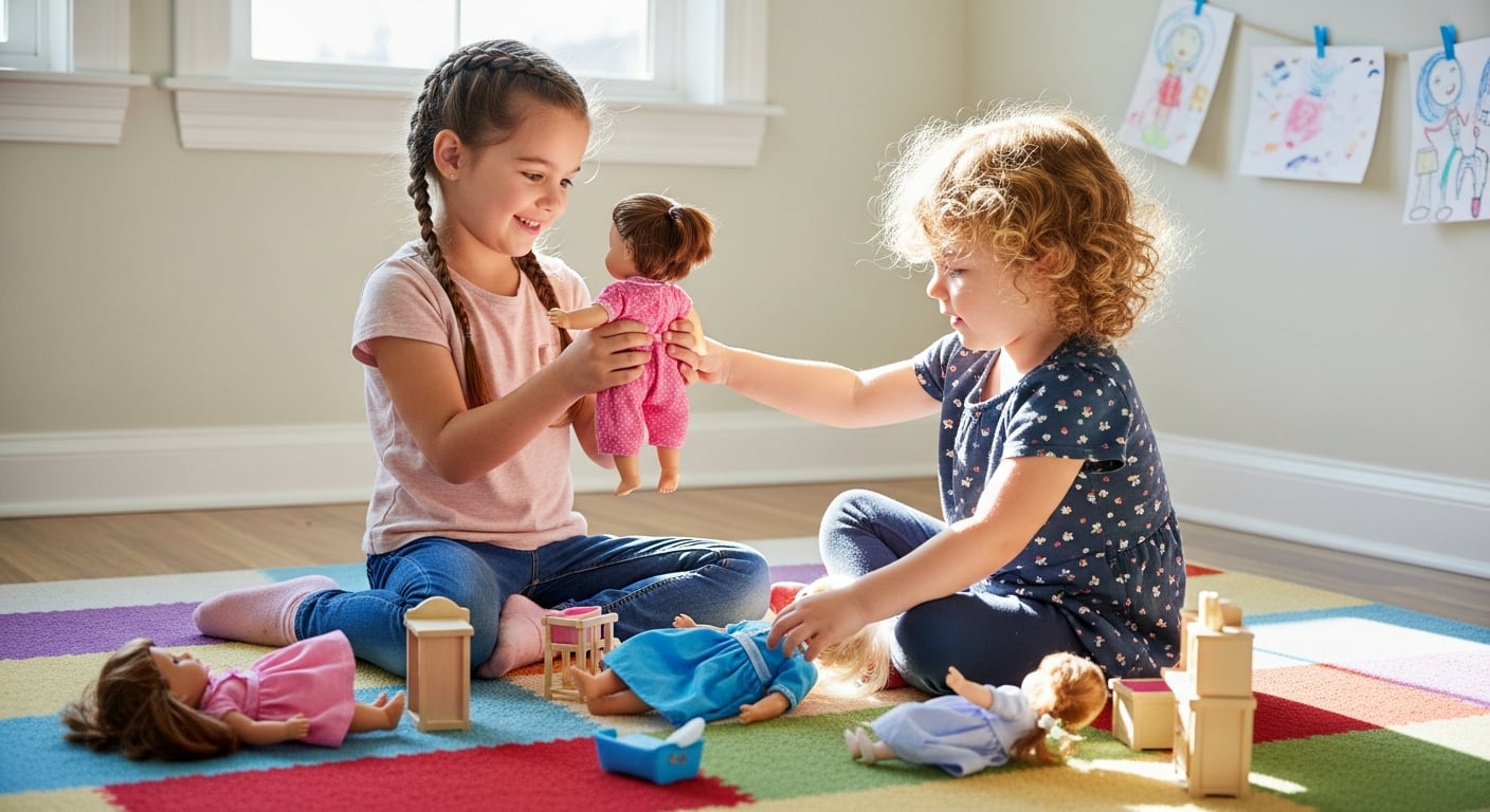 Los niños que jugaron con muñecas utilizaron un vocabulario emocional más amplio y crearon relatos sociales más complejos en las evaluaciones realizadas (Imagen Ilustrativa Infobae)