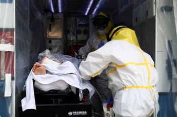 Miembros del servicio de emergencias