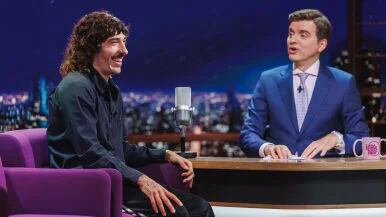 Héctor Bellerín en 'Cara al show' con Marc Giró (ATRESMEDIA).