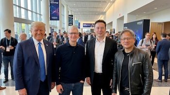 Quiénes son los líderes tecnológicos que acompañan a Trump en su visita a China: Elon Musk, Tim Cook y más