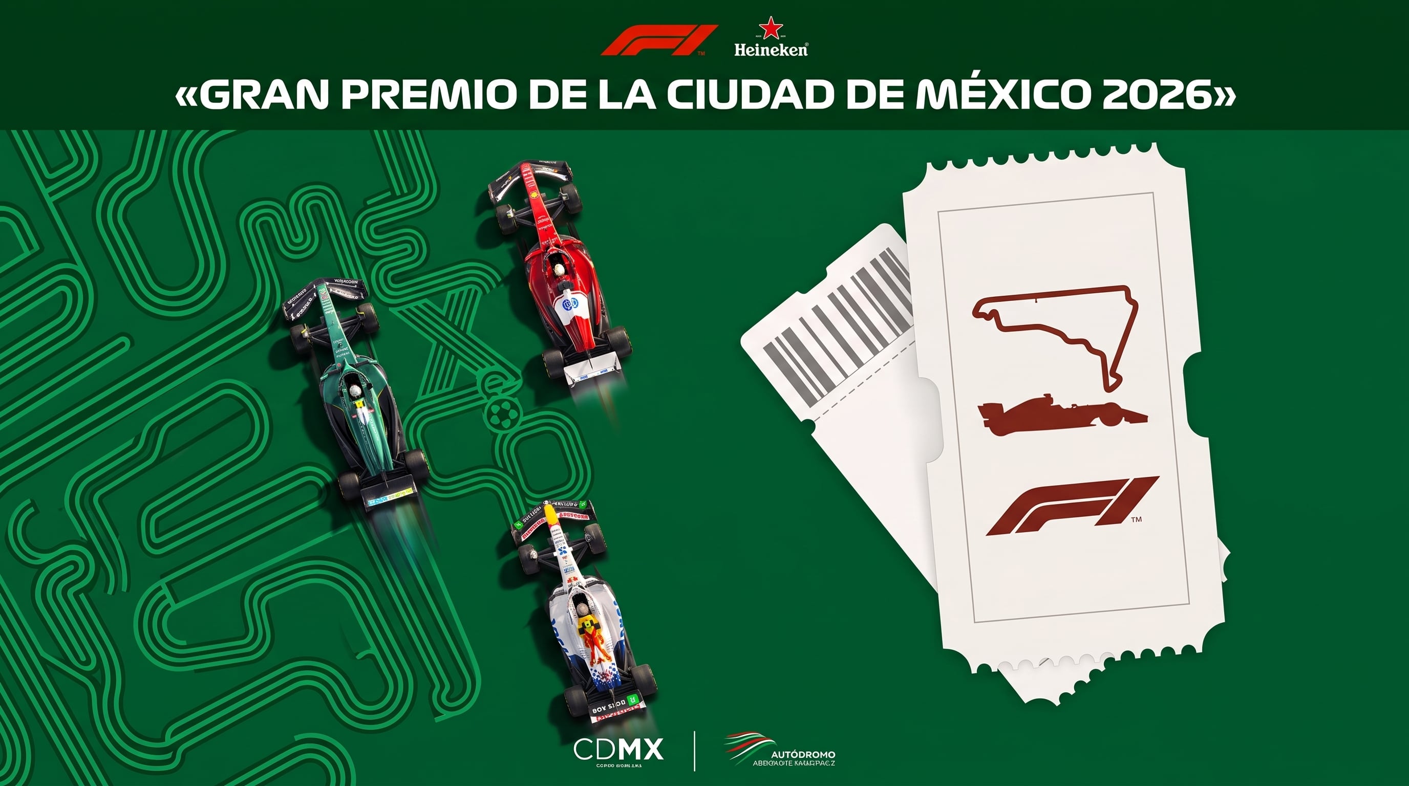 SEP anuncia boletos gratis para el Gran Premio de México 2026: así puedes ganar uno de los 45 pases dobles a la F1
