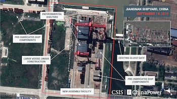 Las fotos muestran componentes prefabricados