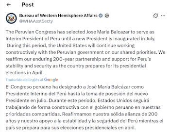 Pronunciamento de Bureau of Western