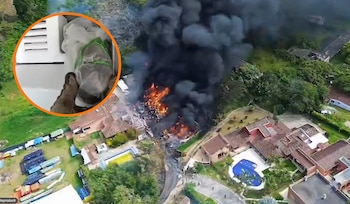 Las autoridades encontraron en el refugio de Girardota el cadáver de un perro dentro de un congelador, envuelto en una bolsa plástica y atado - crédito Alcaldía Girardota