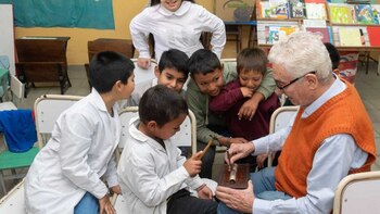 Juan Carlos Pallarols junto a