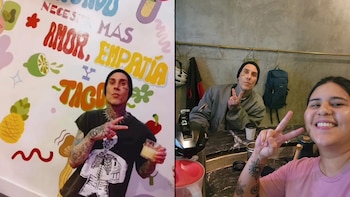 Travis Barker se paseo por