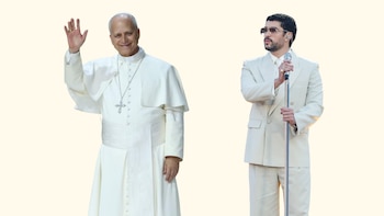 El papa León XVI se reunió con Bad Bunny en el estadio Santiago Bernabéu