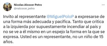 Agarrón entre Nicolás Alcocer y