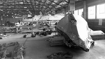 Parte de lo que quedó