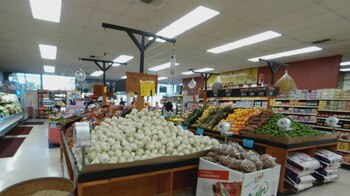 Vista de los pasillos de