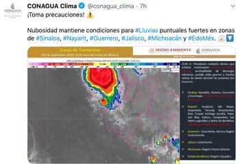 Foto: @conagua_clima