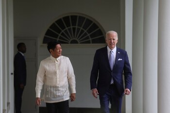 Joe Biden y Ferdinand Marcos