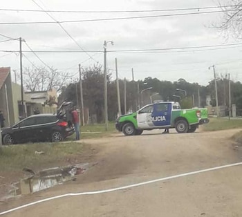 El operativo en la casa de Hirtz.