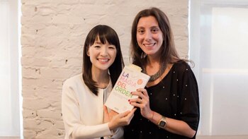 Estefanía con Marie Kondo