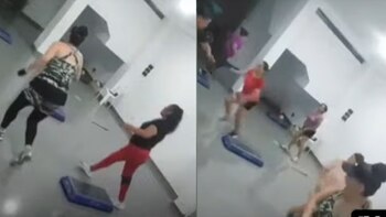 Los asaltantes irrumpieron en el