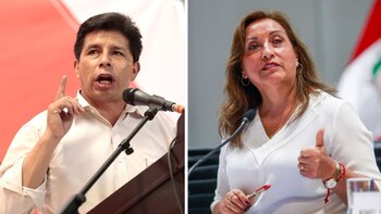 Tanto Pedro Castillo como Dina