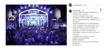 NEYMAR EN EL CRUCERO