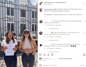 Yahaira Plasencia y su abogada