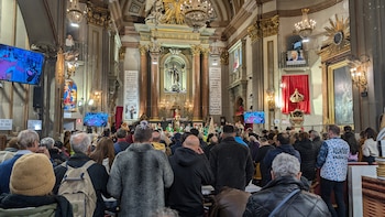 Funeral en la Iglesia de San Antón en Madrid (Iglesia de San Antón/Mensajeros de la Paz)
