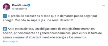 Las alarmas que prende David