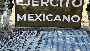 En territorio de Los Mayos: Ejército decomisa 12 drones en sierra de Sinaloa y Durango