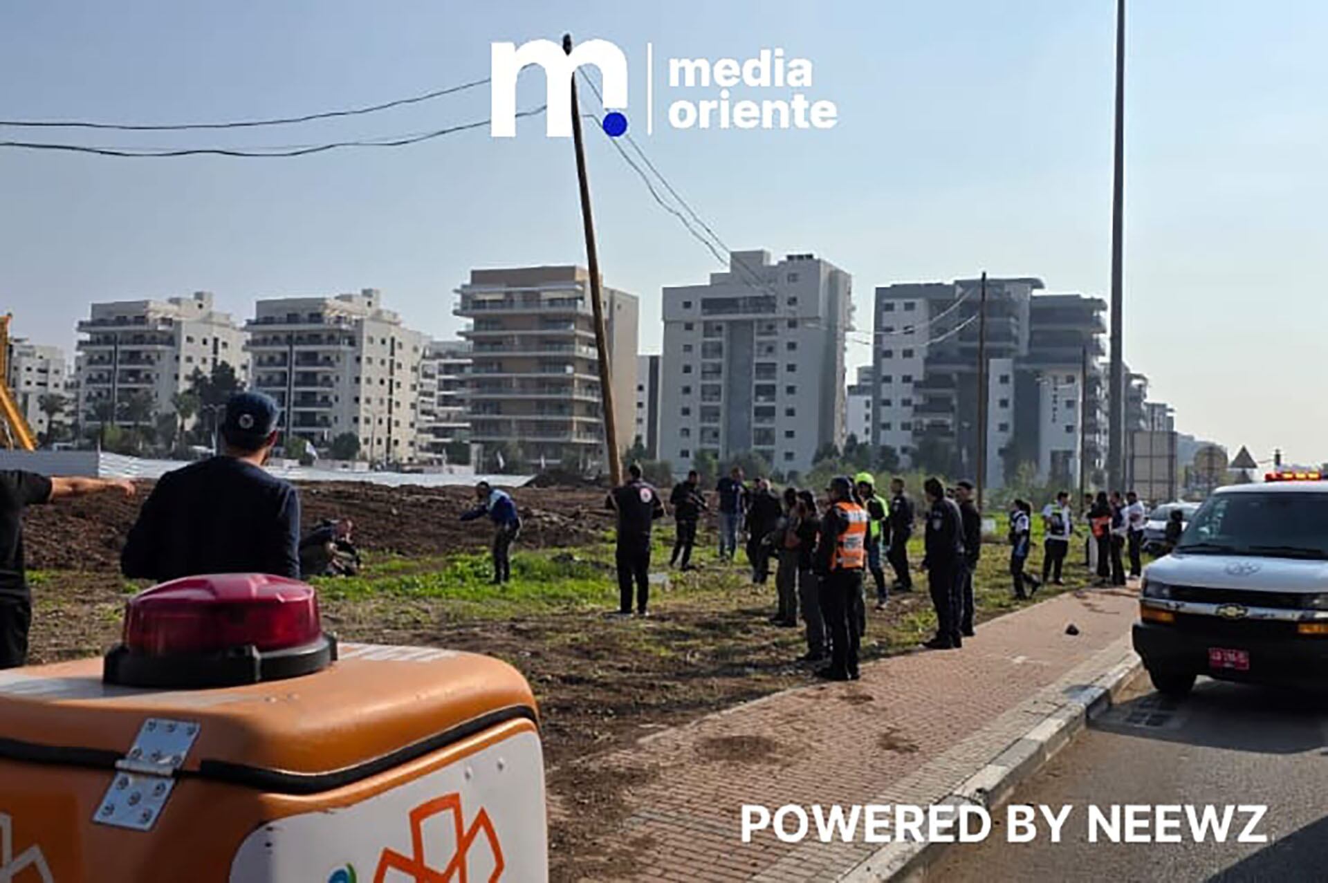 El operativo en el lugar de los hechos