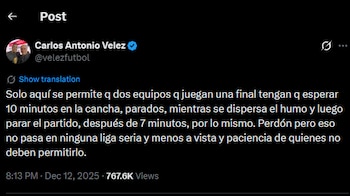 El analista explicó que la