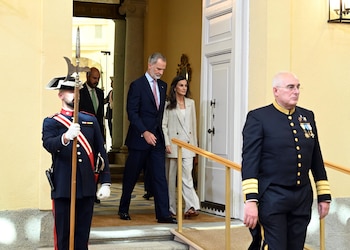 El rey Felipe y la reina Letizia presiden la reunión anual de los Patronatos de la Fundación Princesa de Asturias (Europa Press)
