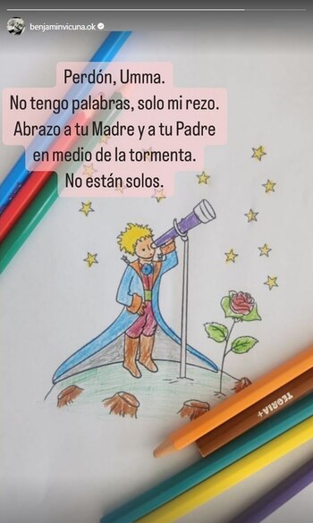 El emotivo posteo de Benjamín