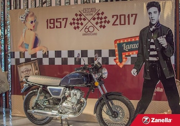 Celebración por el 50 aniversario de la Ceccato, primera moto de la marca.
