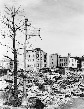 Una imagen de la destrucción