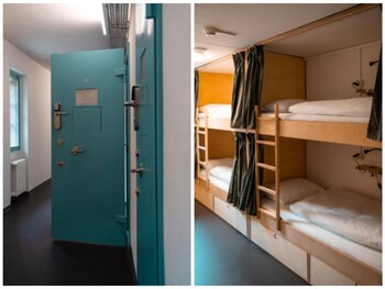 Las habitaciones del Hotel Bogentrakt.