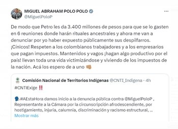 Ante la denuncia, Polo Polo