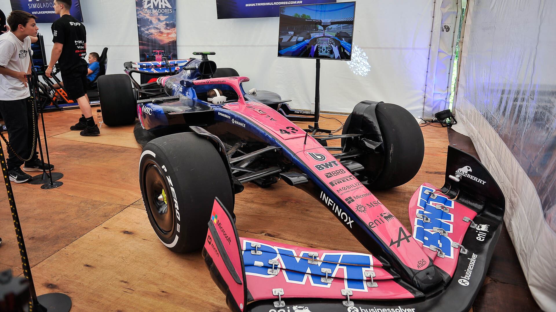 El simulador que reprodujo el Alpine de Colapinto (Gustavo Gavotti)