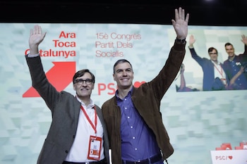 Pedro Sánchez y Salvador Illa