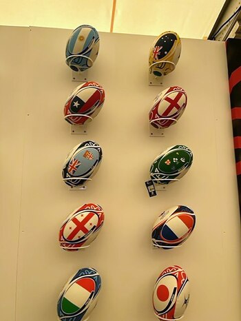 Las distintas pelotas con las