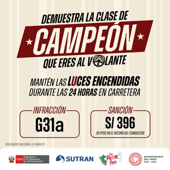 (Foto: X de la Sutran)