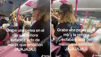 La grabación muestra cómo una mujer exigió ocupar un espacio destinado exclusivamente para usuarios con movilidad reducida.