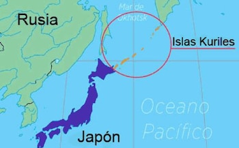 Islas Kuriles disputadas entre Japón