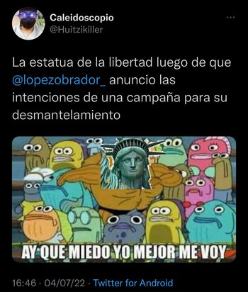 L estatua fue un regalo