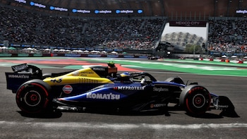 Franco Colapinto durante el GP