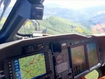 La nave se precipitó en