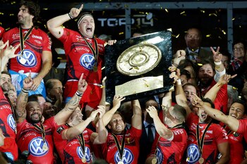 Wilkinson y sus compañeros celebrando