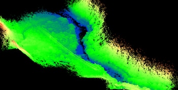 Una vista lidar del Valle