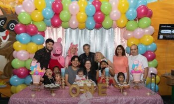 La foto del primer cumpleaños