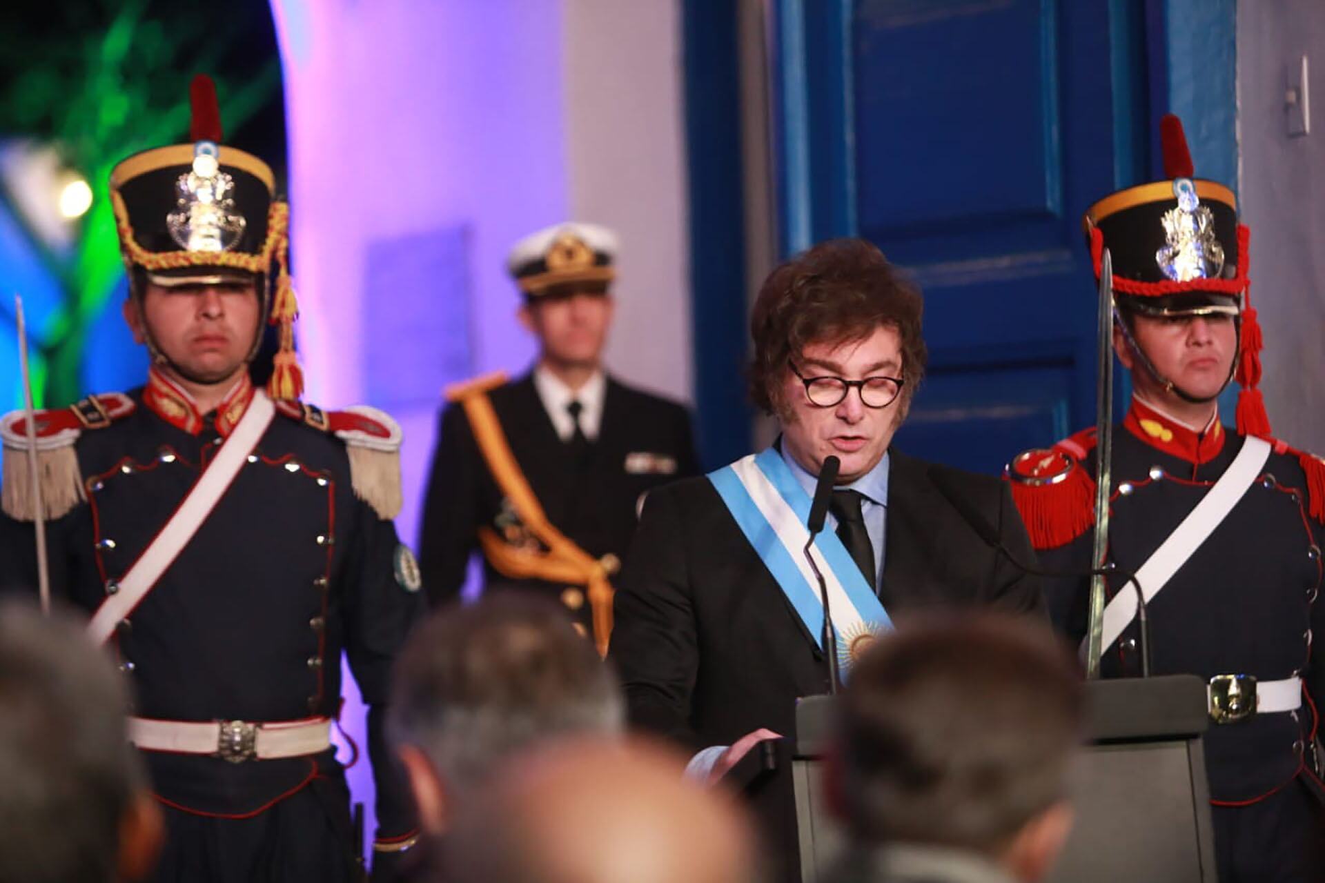 El presidente Javier Milei en Tucumán (Nicolás Nuñez)