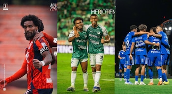 Independiente Medellín, Deportivo Cali y Millonarios FC son tres de los históricos del FPC relegados a la primera fase del torneo - crédito Redes sociales