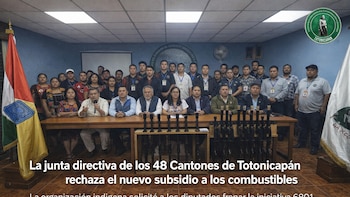 La junta directiva de los 48 Cantones de Totonicapán, Guatemala rechaza el nuevo subsidio a los combustibles