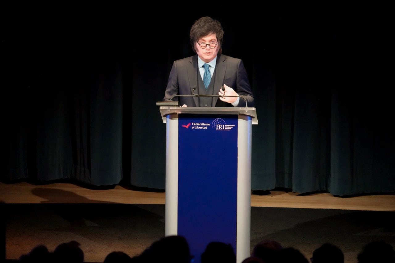 Javier Milei en Nueva York